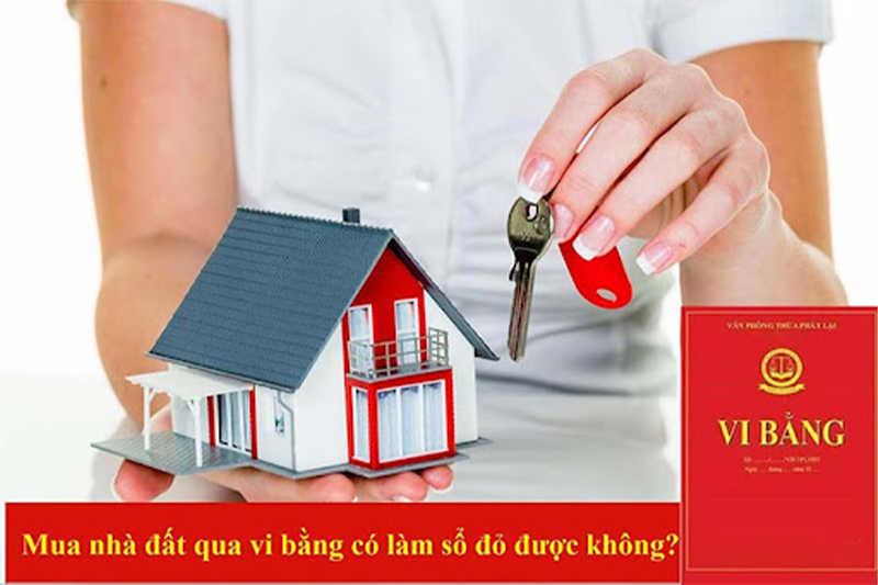 Nhà vi bằng có làm sổ được không