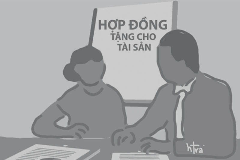 thủ tục cho tặng nhà đất cho con